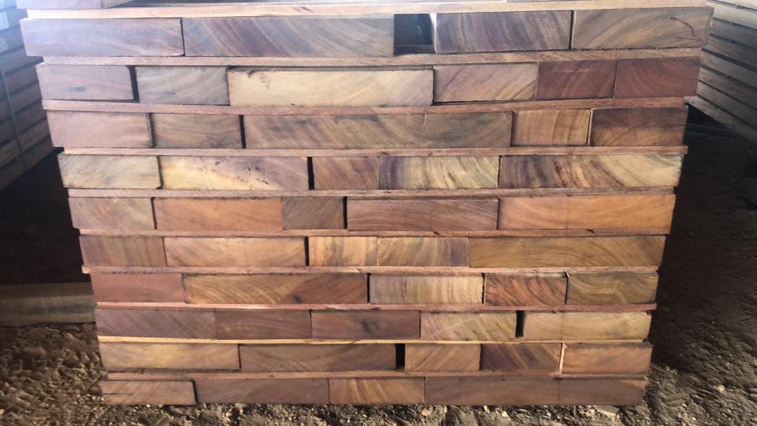 Tali sawn timber prepared for export