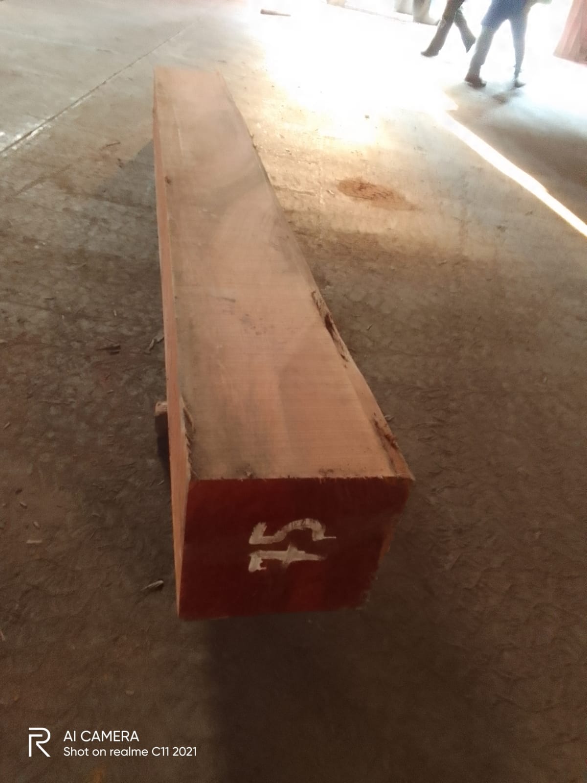Sirari squared timber prepared for export