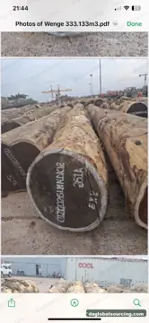 Buying Wenge Logs From Congo - Long Term Order