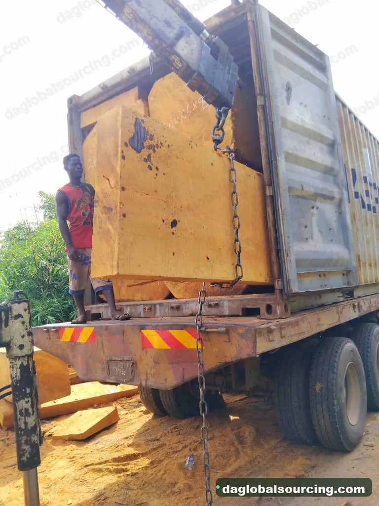 Bilinga squared from Congo — goods a Vietnam buyer wants