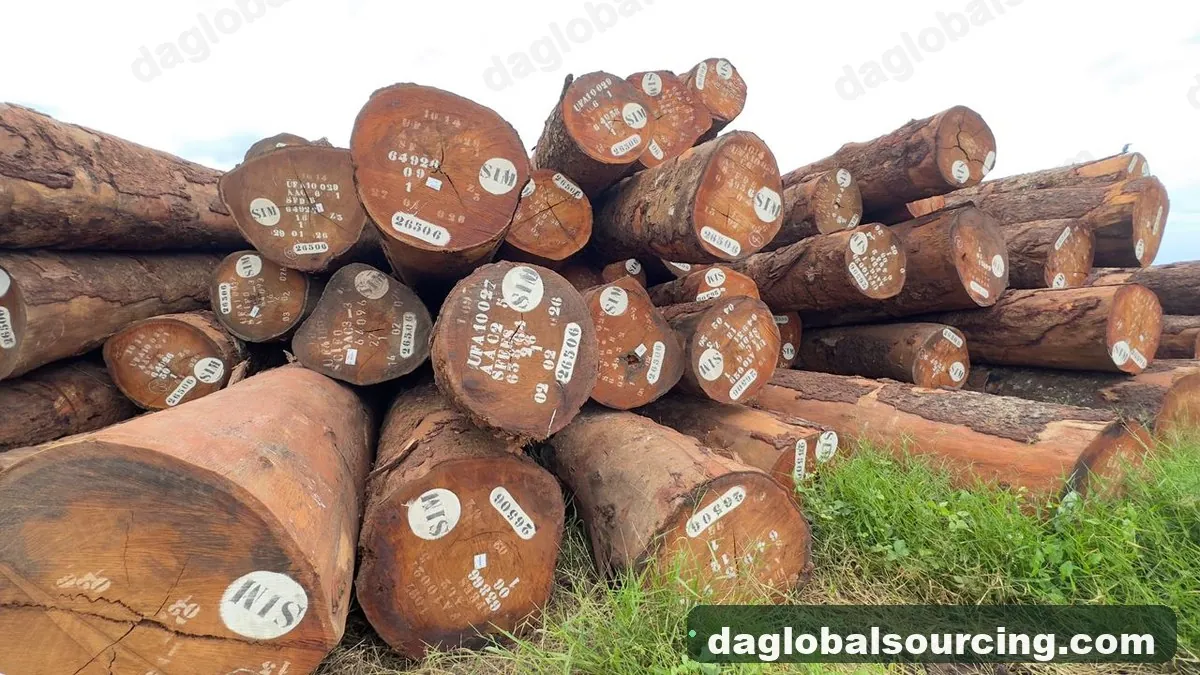Okan logs from Congo — goods a Vietnam buyer wants