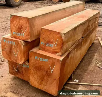 Doussie (Afzelia) Squared Wood From Cameroon - Vietnam Buyer Wanted