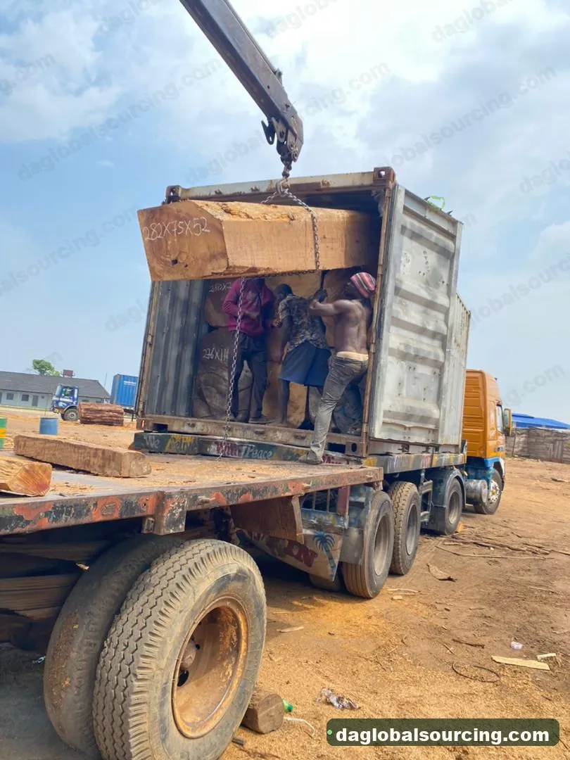 Iroko squared from Nigeria — goods a Vietnam buyer wants