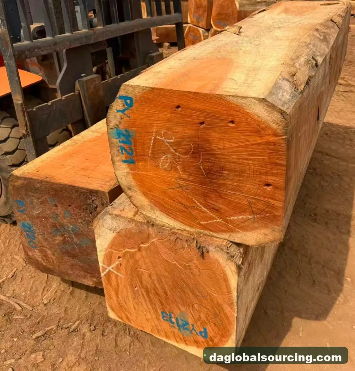 Doussie (Afzelia) timber from Cameroon — goods a Vietnam buyer wants
