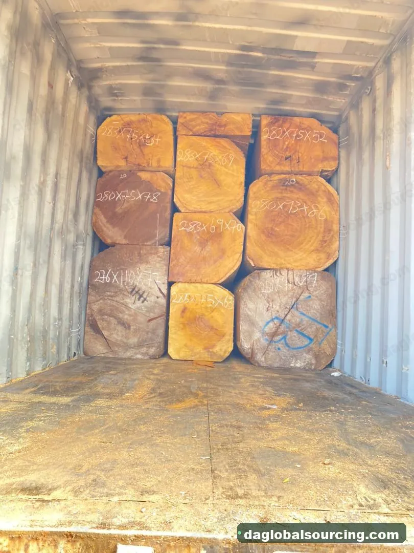 Iroko timber from Nigeria — goods a Vietnam buyer wants