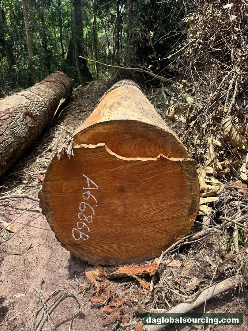 Mukulungu timber from Cameroon — goods a Vietnam buyer wants