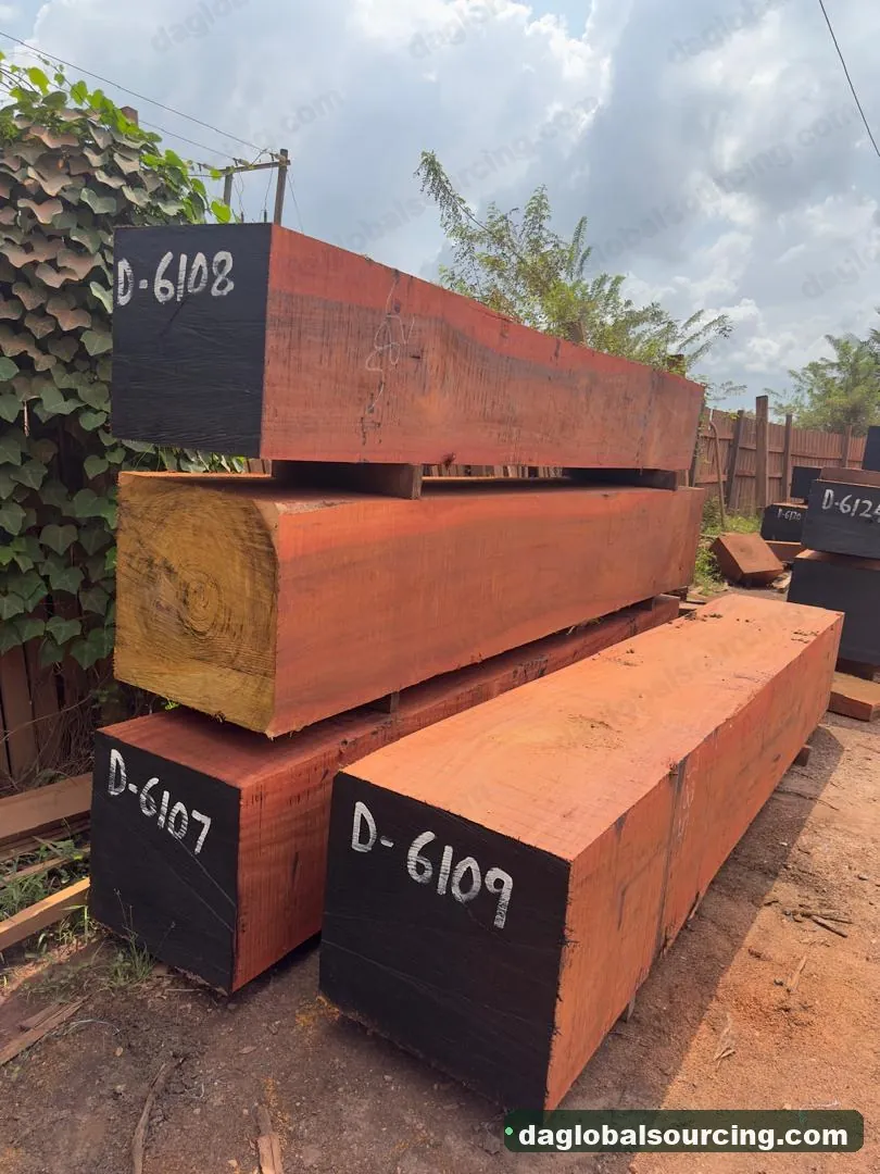 Okan timber from Congo — goods a Vietnam buyer wants