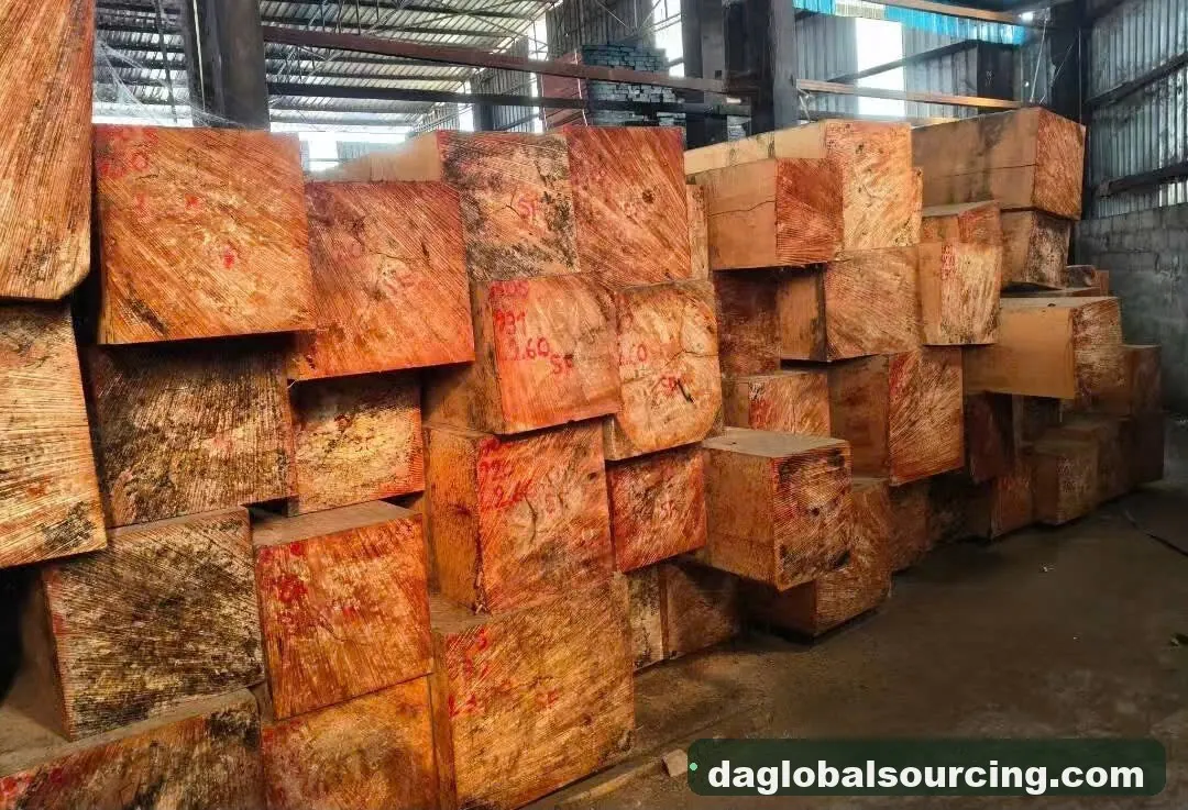 Bosse squared from Cameroon — goods a Vietnam buyer wants