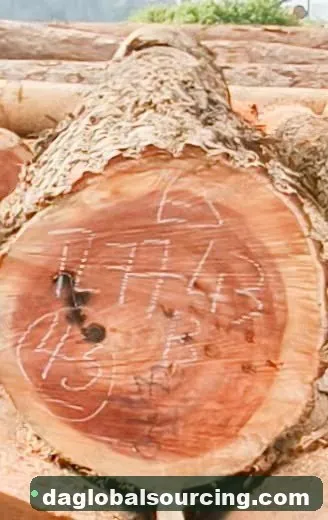 Essia logs from Central African Republic — goods a Vietnam buyer wants