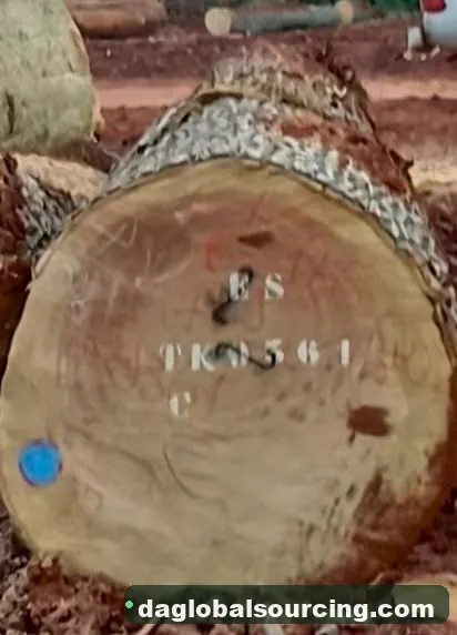 Essia logs from Central African Republic — goods a Vietnam buyer wants