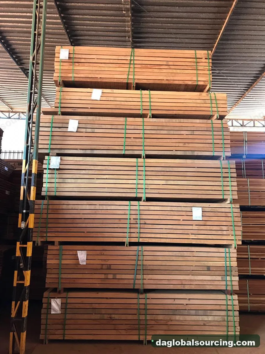 Tali (Ironwood) sawn timber from Central African Republic — goods a Vietnam buyer wants