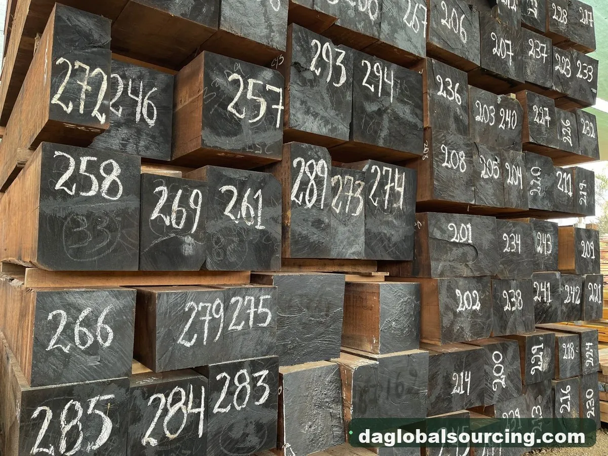 Mkb logs from Suriname — goods a Vietnam buyer wants