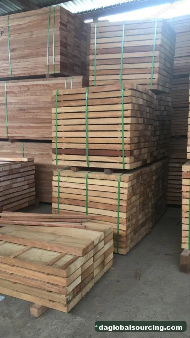 Tali (Ironwood) sawn timber from Congo — goods a Vietnam buyer wants