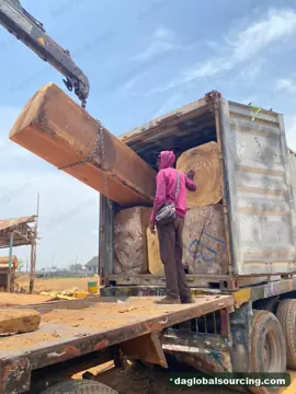 Vietnam Company Buys Iroko Squared Wood From Cameroon