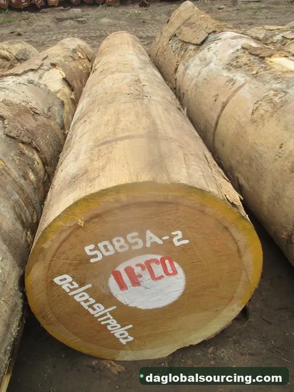 Bilinga logs from Central African Republic — goods a Vietnam buyer wants
