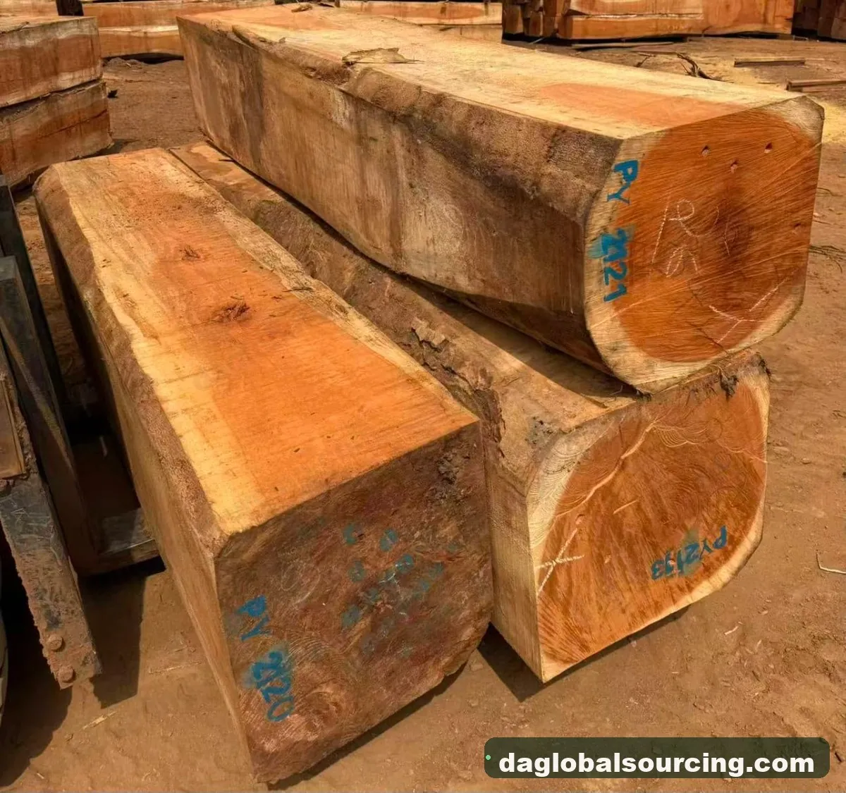 Doussie (Afzelia) squared from Cameroon — goods a Vietnam buyer wants