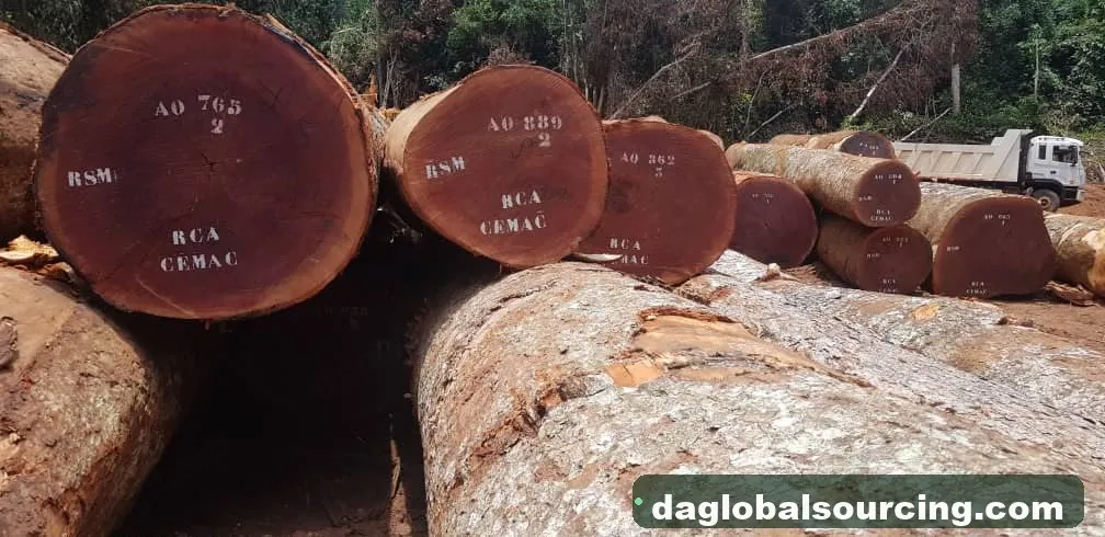 Sapelli (Sapele) logs from Cameroon — goods a Vietnam buyer wants