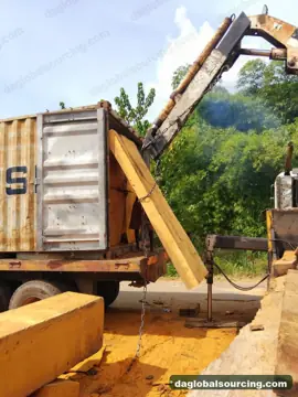 We Buy Bilinga Squared Wood From Congo Every Month
