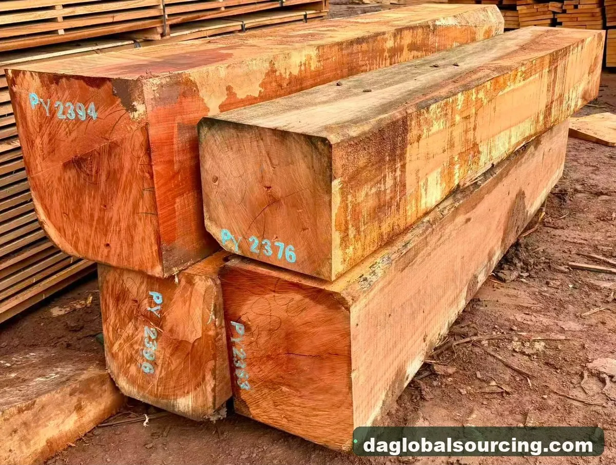 Pachyloba squared from Central African Republic — goods a Vietnam buyer wants