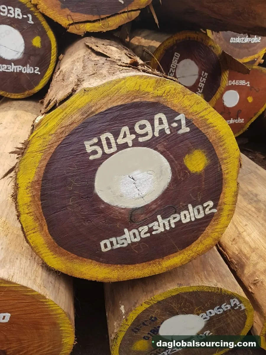 Padouk squared from Central African Republic — goods a Vietnam buyer wants